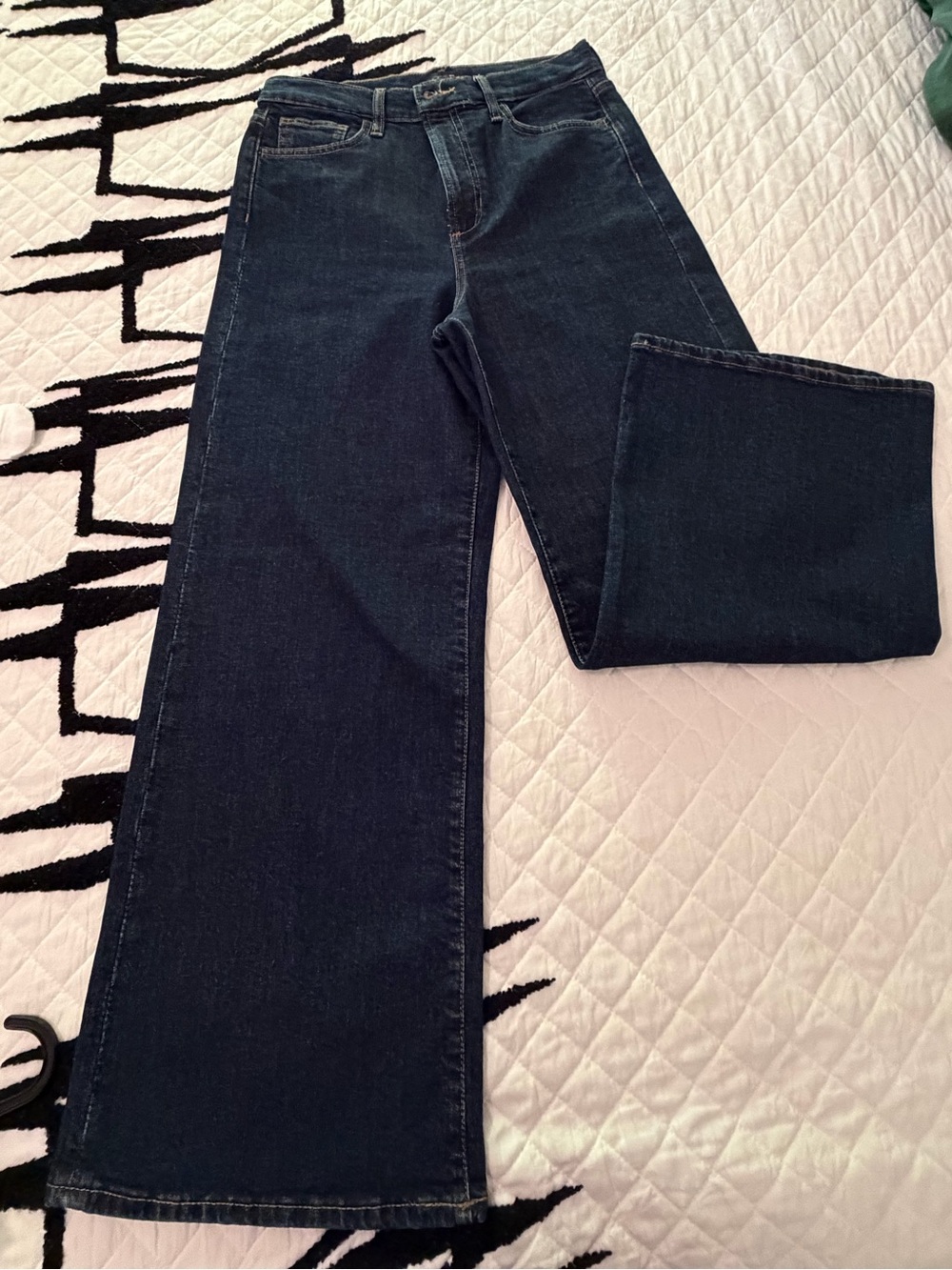 Joe's Jeans Dark Indigo Wide-Leg Antionette Jeans Size 29